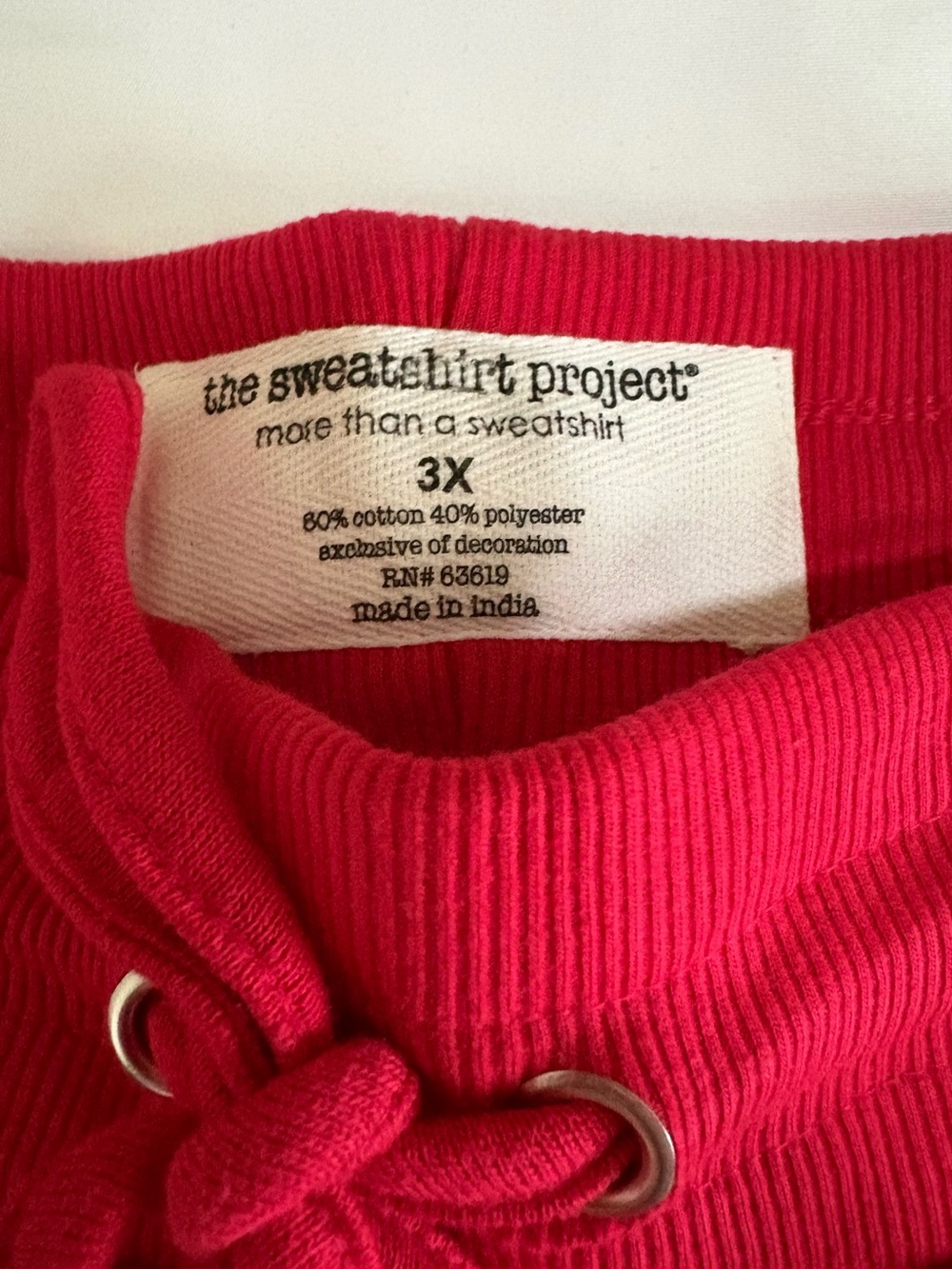 Women’s 3X Hot Pink Ribbed Sweater